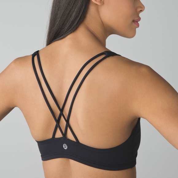 lululemon athletica Tops - Lululemon Free To Be Black Strappy Bra